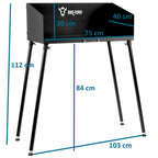 Steel table for Dutch oven