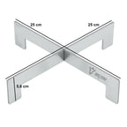 Trivet for Dutch oven, stainless steel, 25 x 25 x 5.6 cm