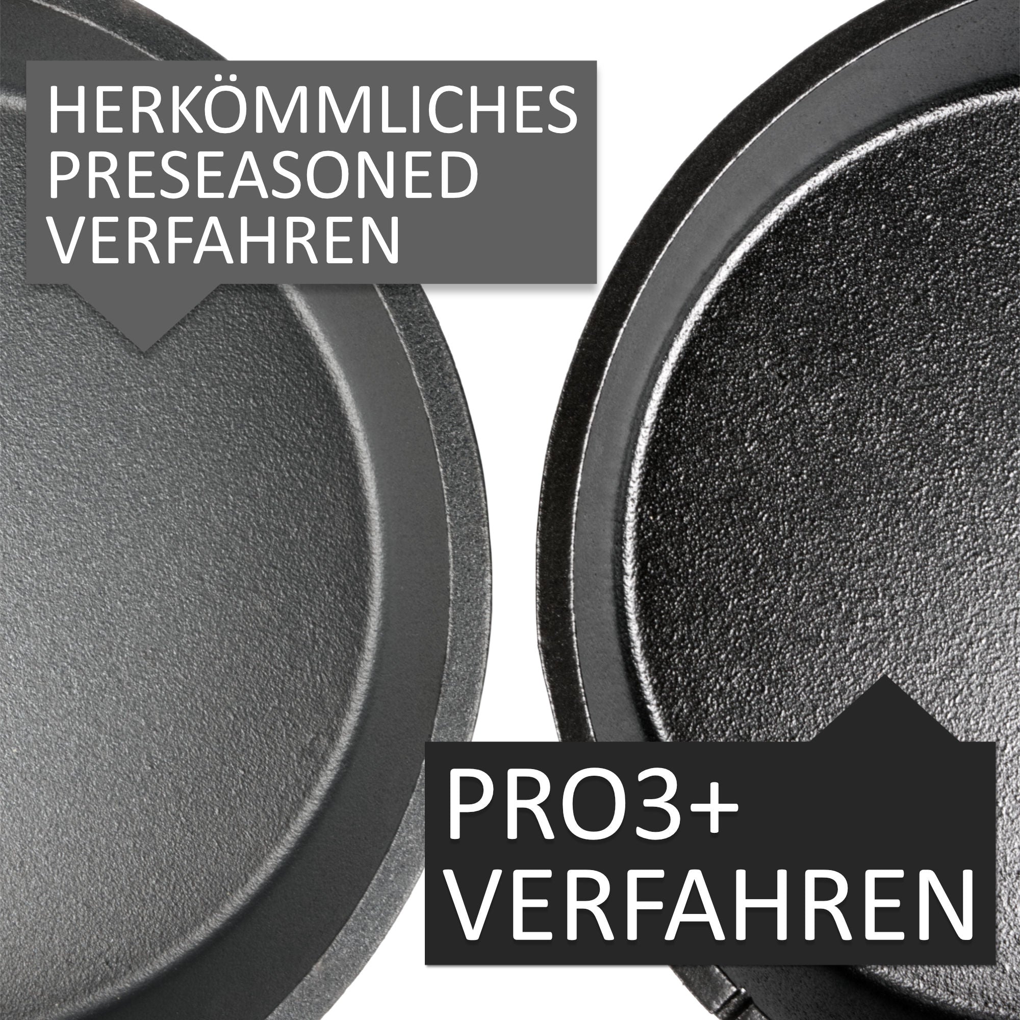 Pfannen Set "Ultimate PRO3+", 3-teilig, Gusseisen