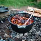 Dutch Oven "My Blackpot", Gusseisen, 9 Liter, inkl. Holzkiste
