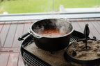 Dutch Oven "Mein Dopf", Gusseisen, 9 Liter, inkl. Holzkiste