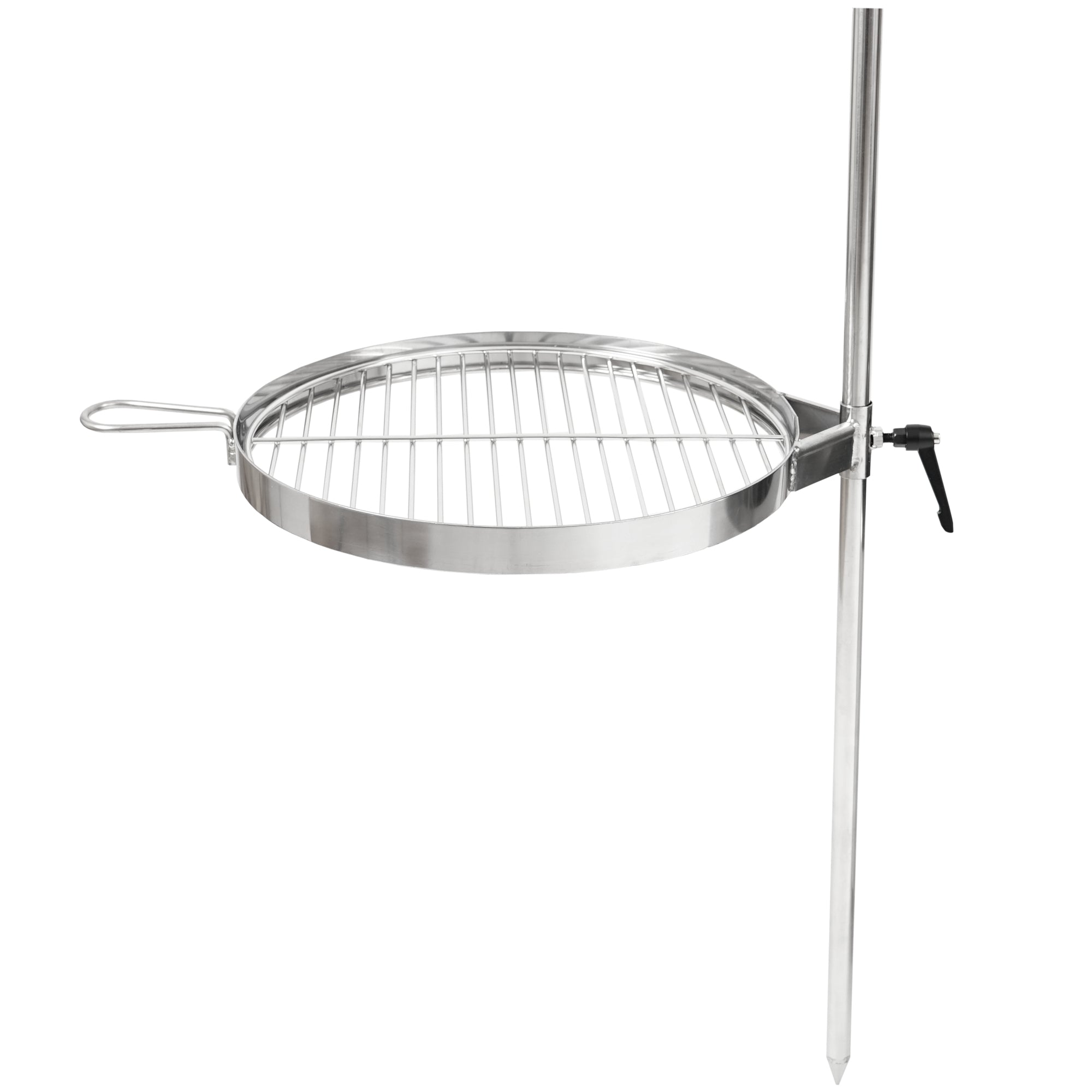 Grillrost und Erdspieß, Edelstahl, für Feuertonne Ø 46 cm