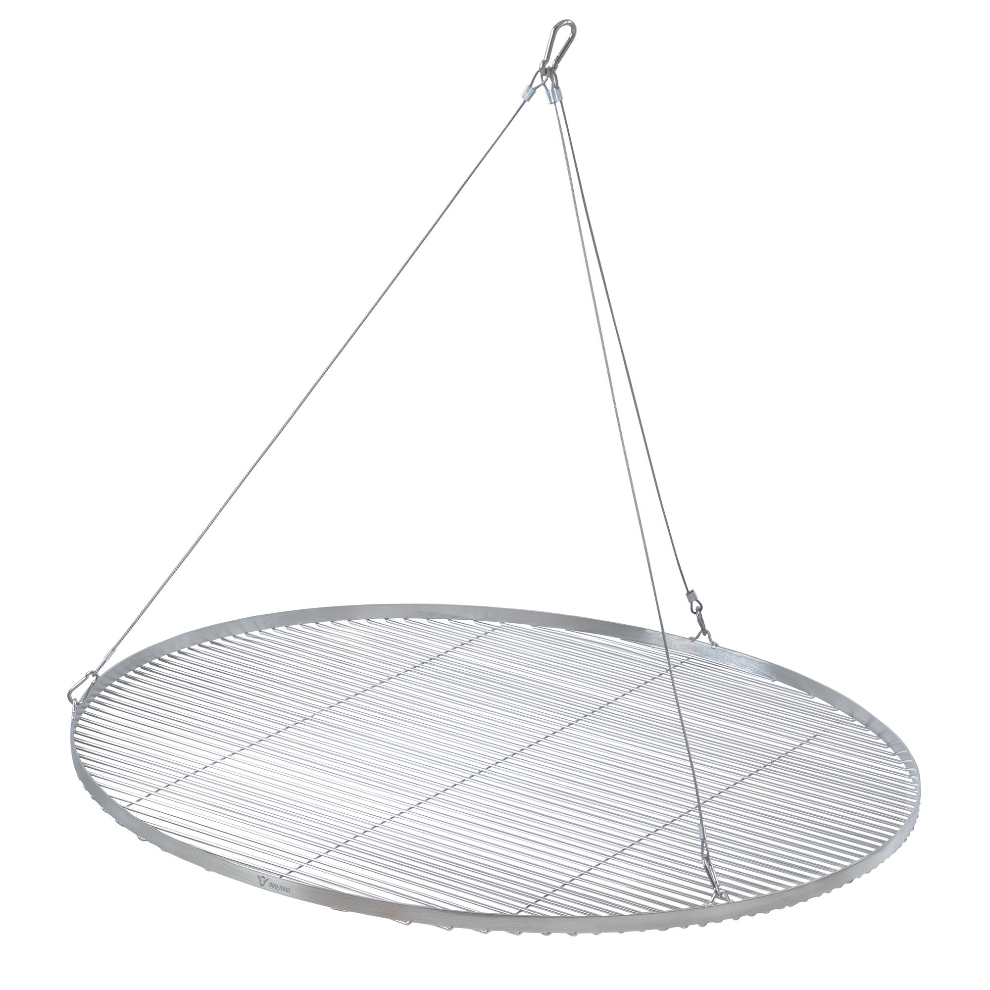 Dreibein Grill, 119 - 184 cm, Edelstahl, inkl. Grillrost