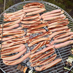 Grillrost, Edelstahl, rund, inkl. Seilaufhängung
