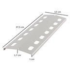 Flammenverteiler für Gasgrill, Edelstahl