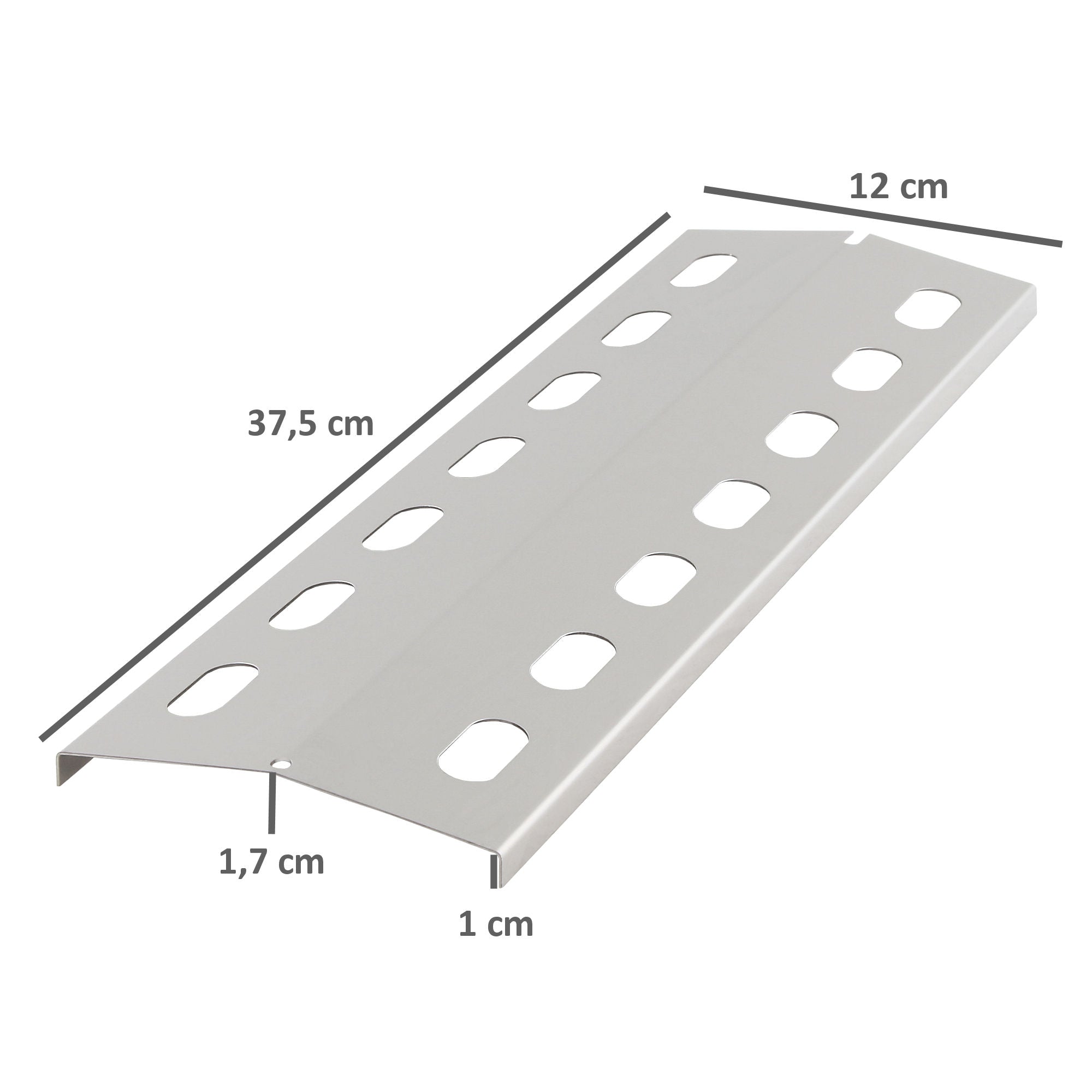 Flammenverteiler für Gasgrill, Edelstahl