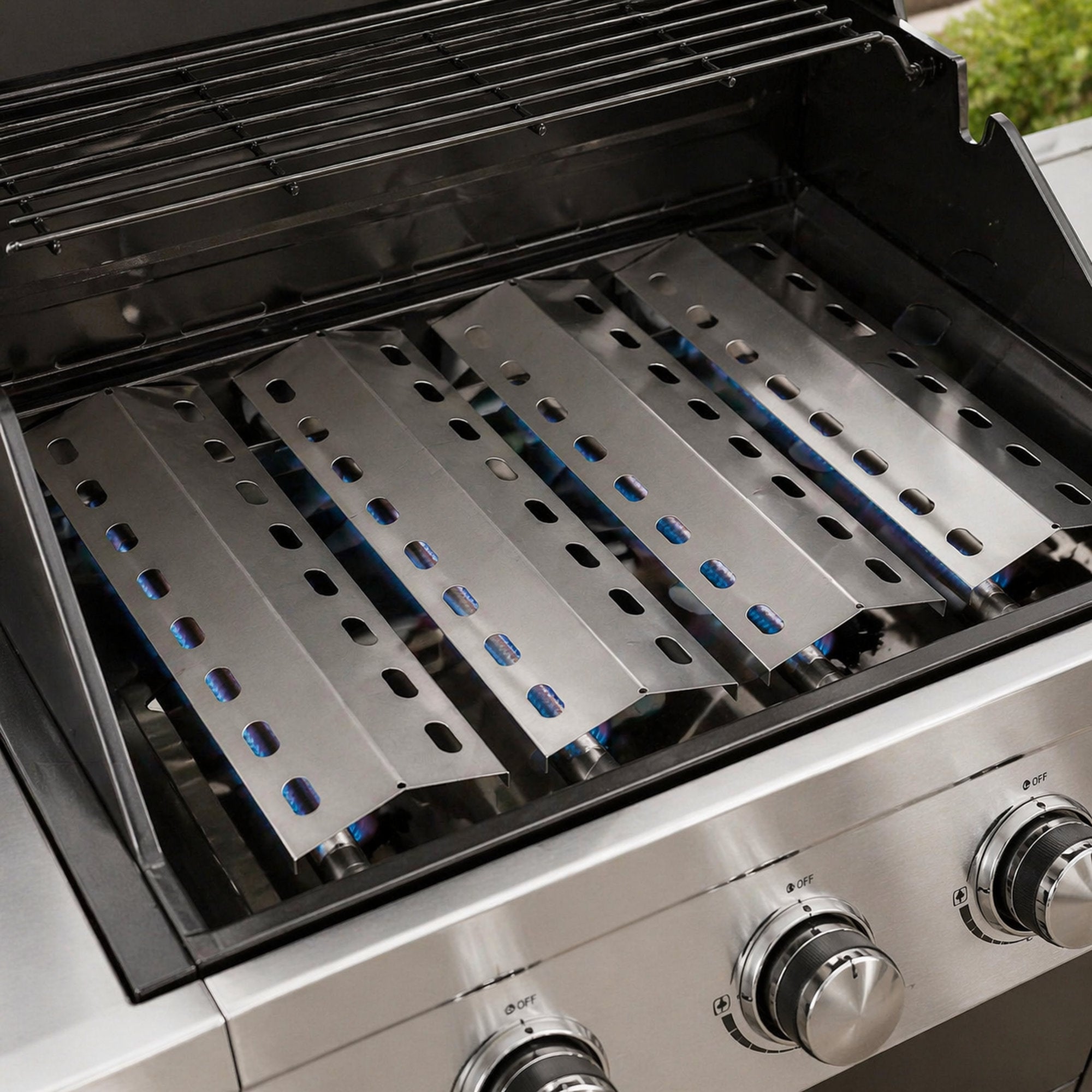 Flammenverteiler für Gasgrill, Edelstahl