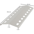 Flammenverteiler für Gasgrill, Edelstahl