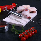 Meat marinade injector, stainless steel