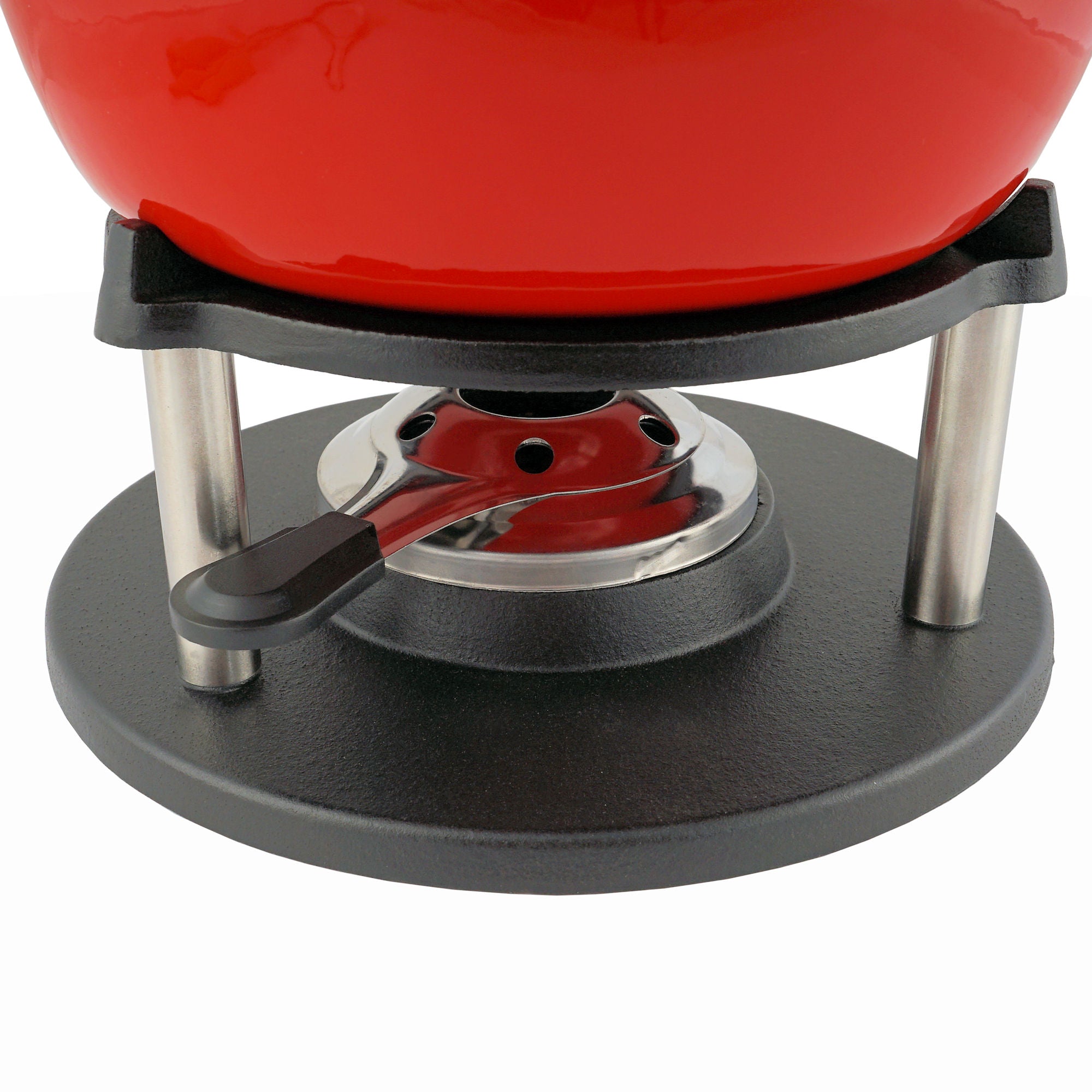 Fondue, Set 9-teilig, 2 Liter, Gusseisen, für 6 Personen