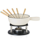 Fondue, Set 9-teilig, 2 Liter, Gusseisen, für 6 Personen