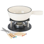 Fondue, Set 9-teilig, 2 Liter, Gusseisen, für 6 Personen