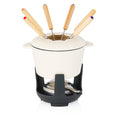 Fondue set, 13 pieces, 1 liter, cast iron, for 6 people