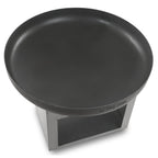 Fire bowl, Ø 70 cm, with wood storage compartment