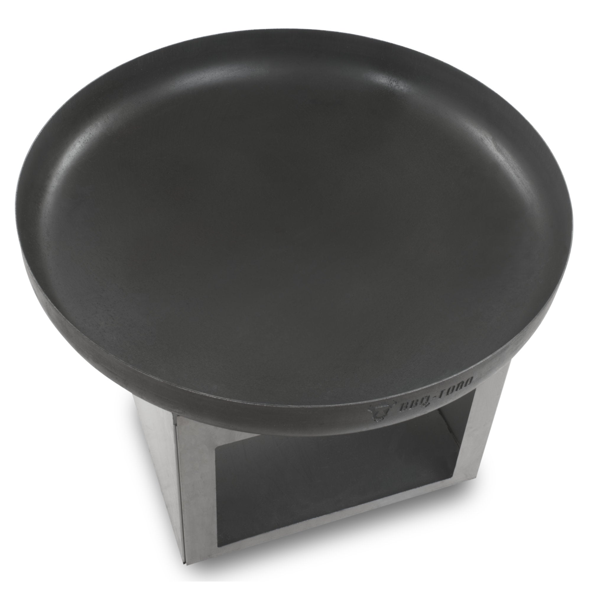 Fire bowl, Ø 70 cm, with wood storage compartment