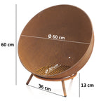 Feuerschale, 3-in-1, Ø 60cm, mit 3 Beinen