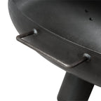 Fire bowl including lid, Ø 80 cm, tripod