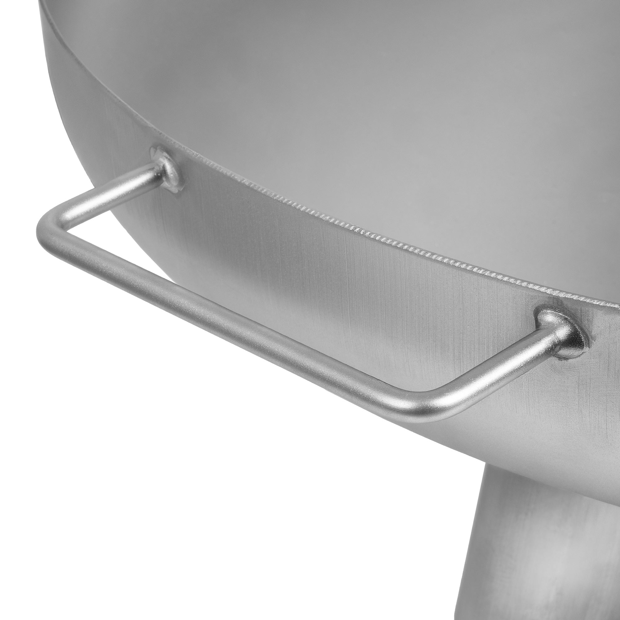 Brasero, Ø 70 cm, acier inoxydable, trépied