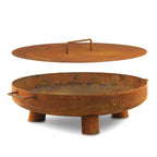 Fire bowl including lid, Ø 60 cm, tripod