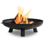 Feuerschale, Ø 80 cm, Edelstahl, Dreibein