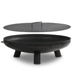 Fire bowl including lid, Ø 80 cm, tripod