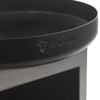 Fire bowl, Ø 60 cm, with wood storage compartment