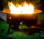 Gas Feuerstelle, Ø 48 cm, inkl. Lavasteinen