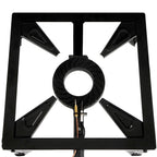 Gaskocher, Gusseisen, 1-Ring-Gasbrenner, 55 x 40 x 18,5 cm, 10,5 kW