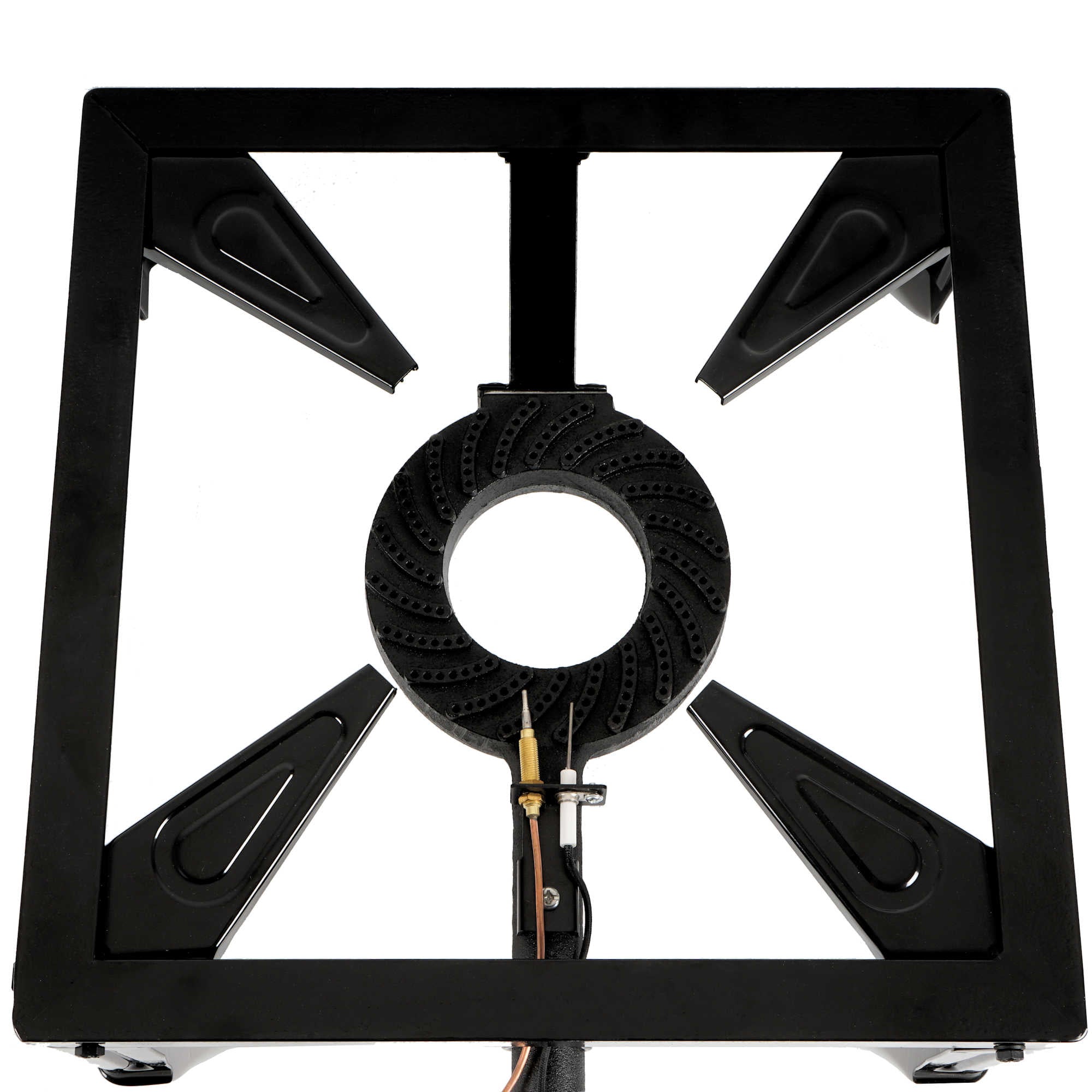 Gaskocher, Gusseisen, 1-Ring-Gasbrenner, 55 x 40 x 18,5 cm, 10,5 kW