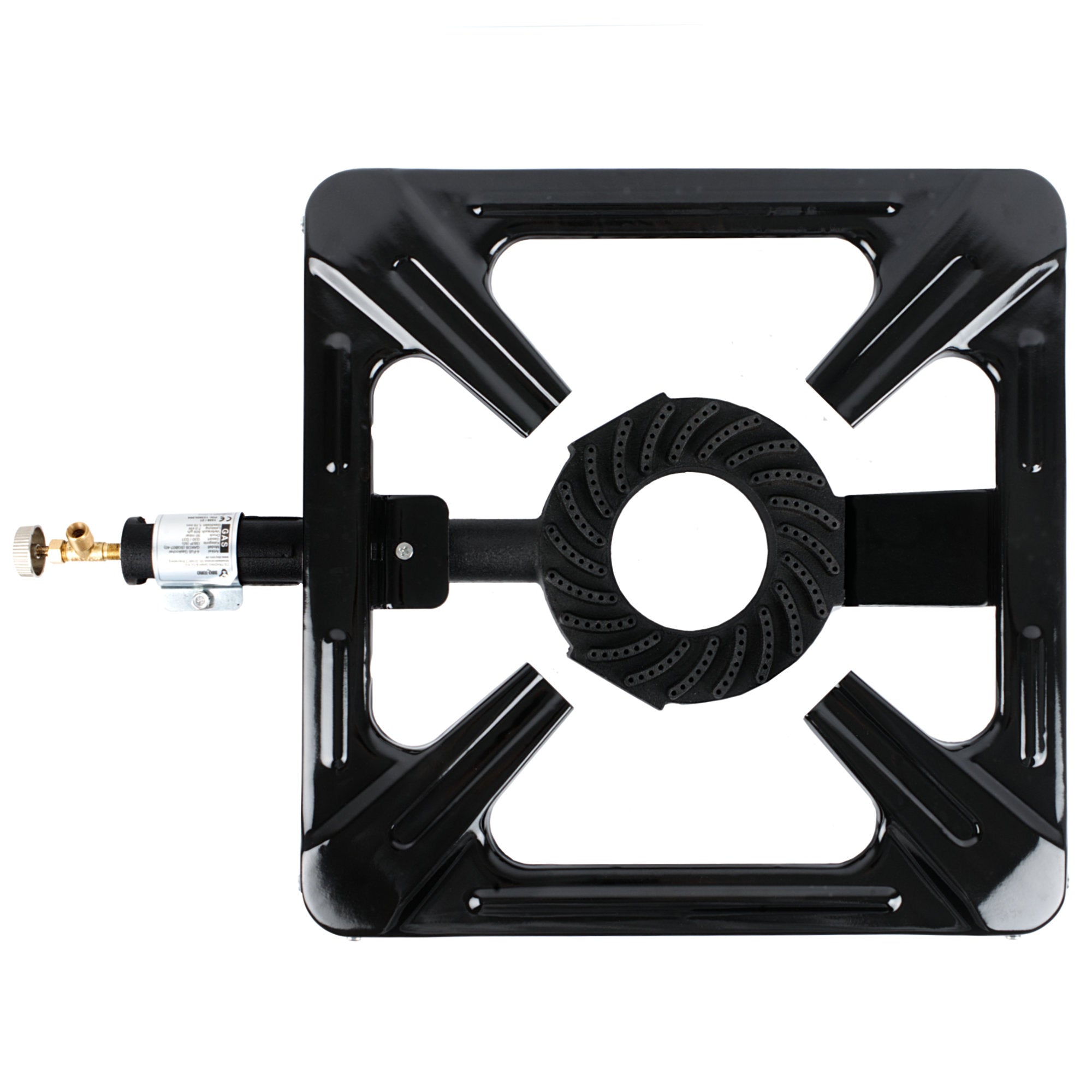 Gas cooker, cast iron, 1-ring gas burner, 40 x 40 x 15 cm, 7 kW