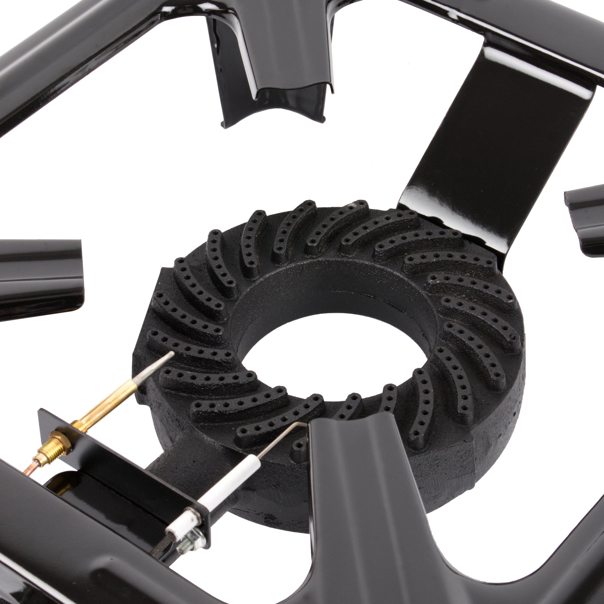 Gas cooker, cast iron, 1-ring gas burner, with piezo igniter, 40 x 40 x 15 cm