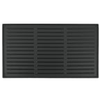 Wendeplatte, 44 x 24,5 cm, Gusseisen, emailliert, Grillplatte