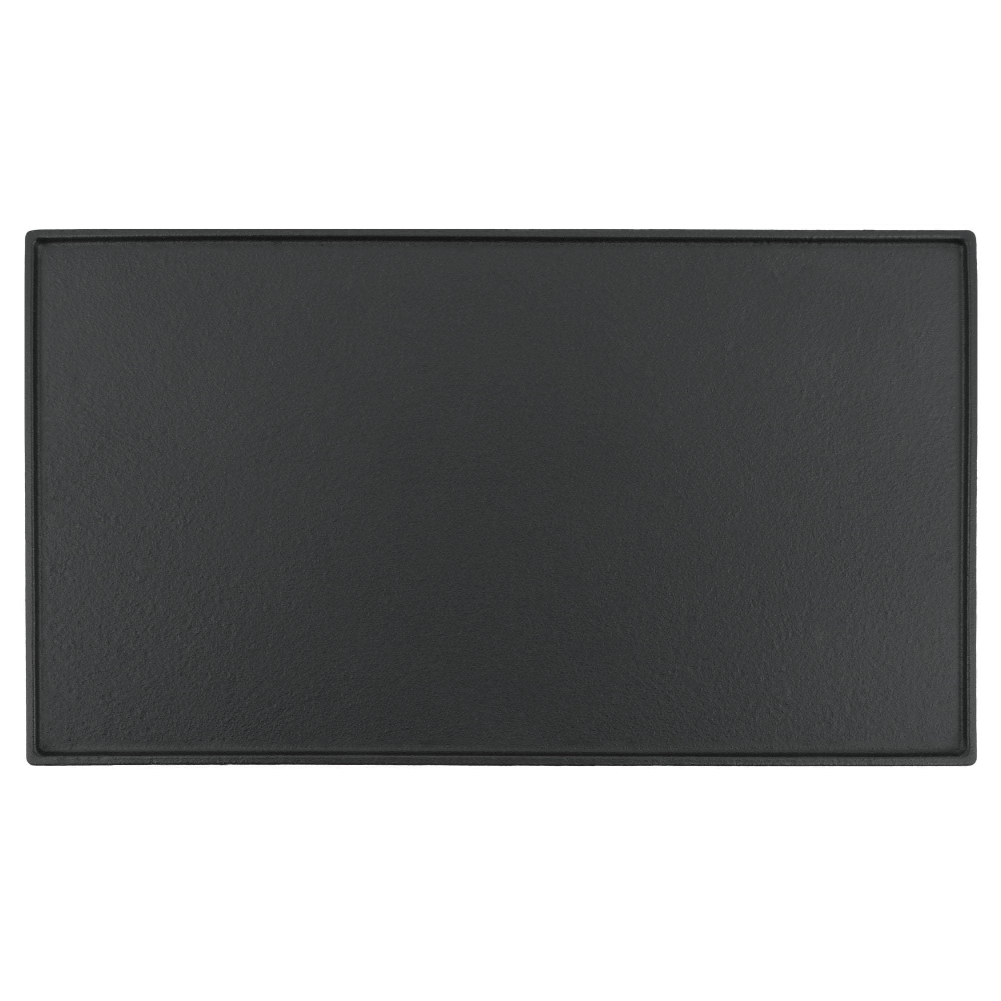 Wendeplatte, 44 x 24,5 cm, Gusseisen, emailliert, Grillplatte