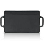 Wendeplatte, 40 x 20,5 cm, Gusseisen, pre-seasoned, mit Griffen, Grillplatte