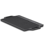 Wendeplatte, 40 x 20,5 cm, Gusseisen, pre-seasoned, mit Griffen, Grillplatte