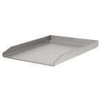 Plancha, Edelstahl, mit Eckenablauf, Grillschale