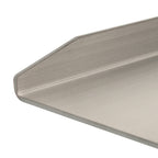 Plancha, Edelstahl, mit Eckenablauf, Grillschale