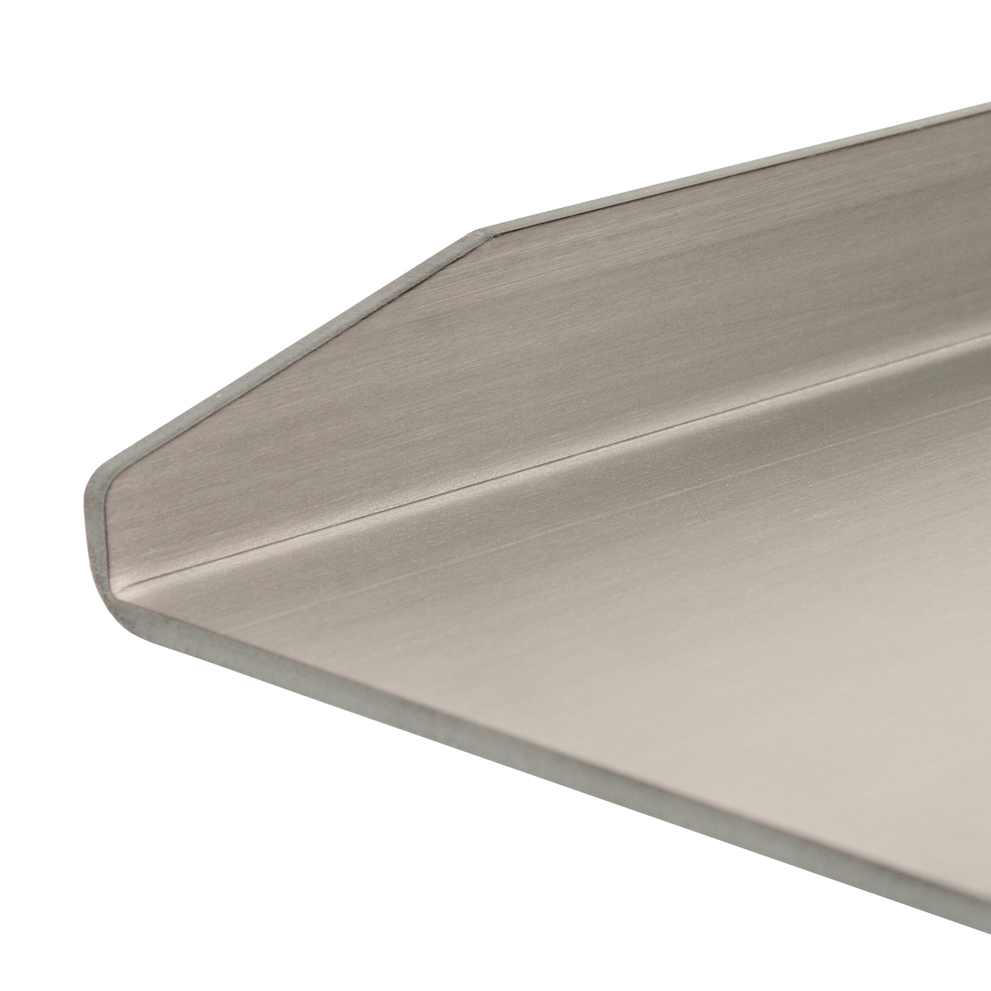 Plancha, Edelstahl, mit Eckenablauf, Grillschale
