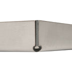 Plancha, Edelstahl, mit Eckenablauf, Grillschale