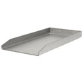 Plancha, stainless steel, with corner drain, grill tray