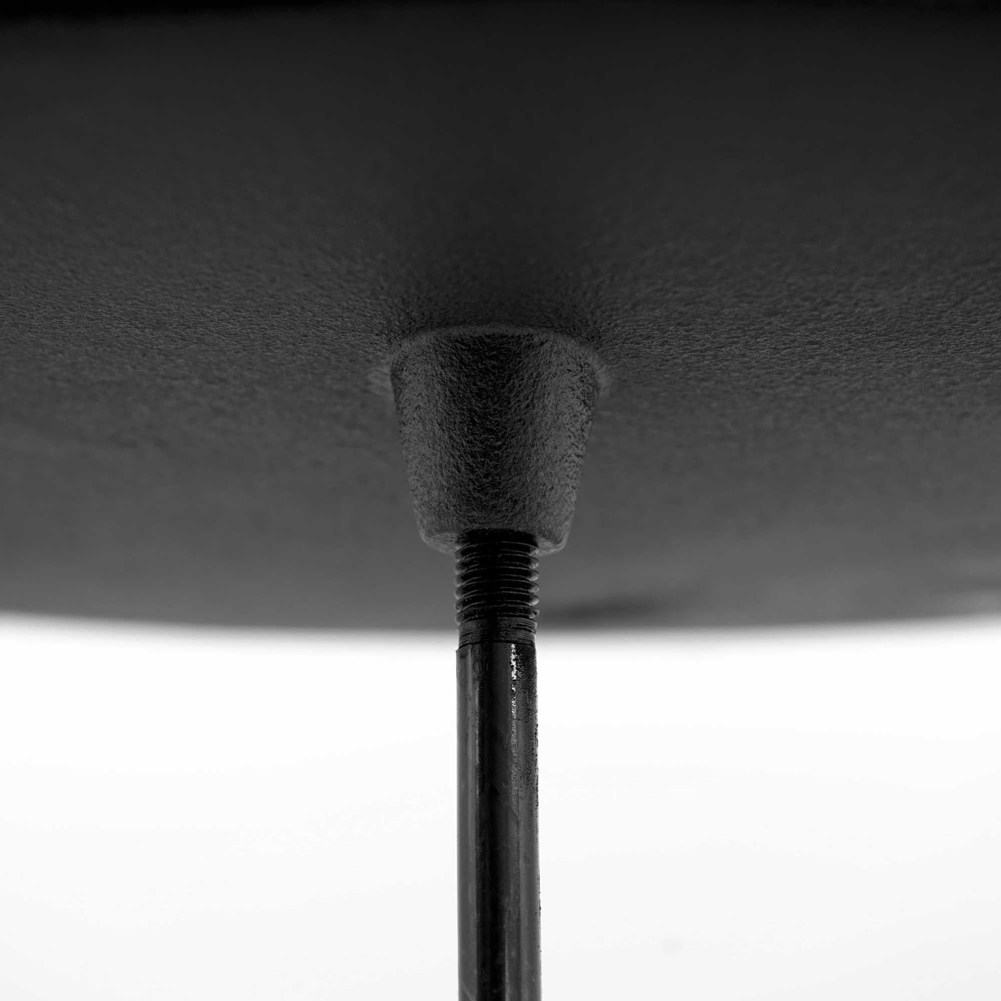 Plaque de cuisson en fonte, à 3 pieds, ronde