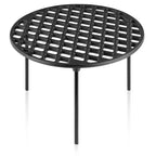 Grillrost, Gusseisen, mit 3 Beinen, rund