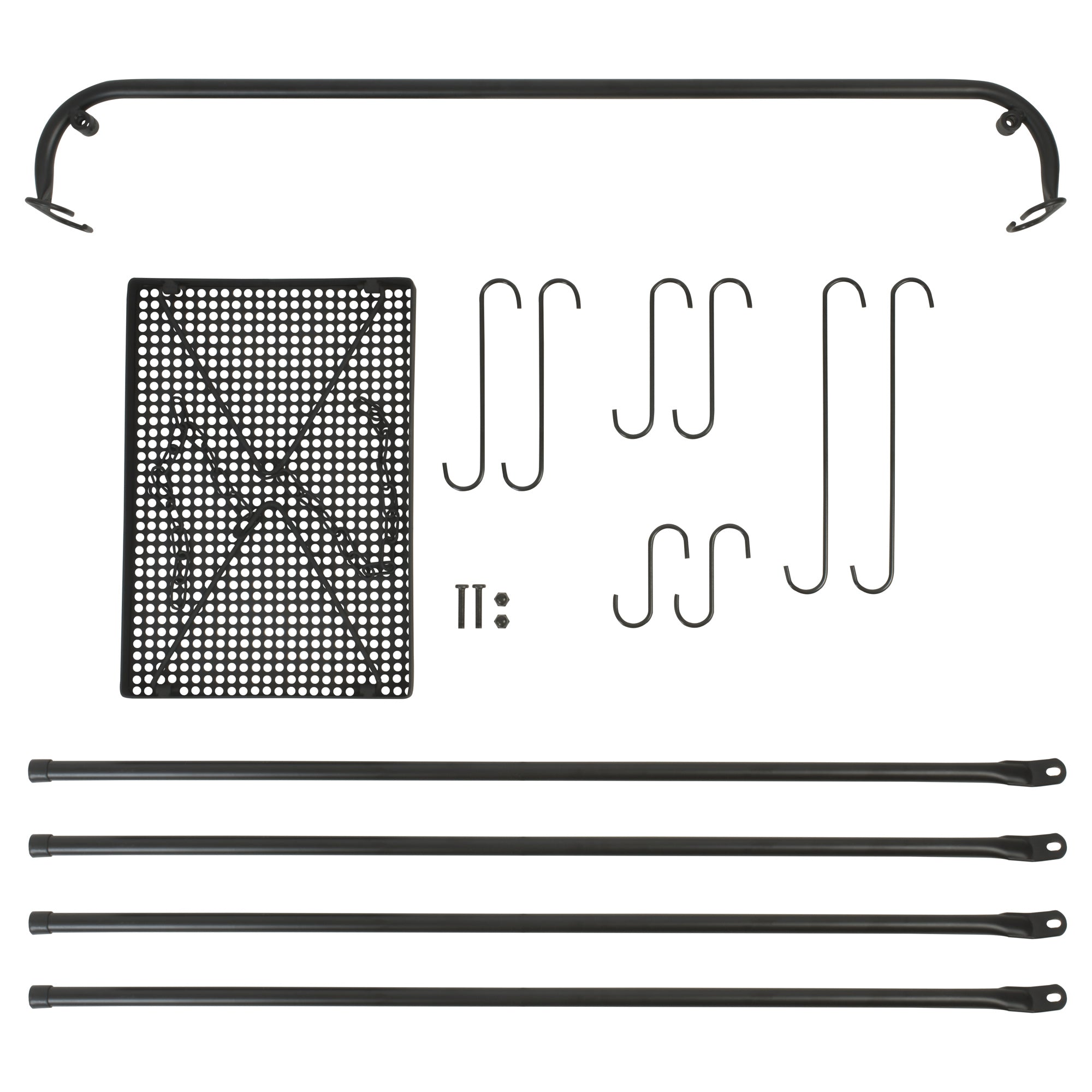Grillschaukel, 10-teilig, inkl. 8 Haken