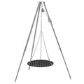 Tripod grill, 112 - 178 cm, incl. grill grate, Ø 54 cm, cast iron