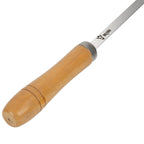 Grillspieße, 10er Set, Edelstahl, mit Holzgriff