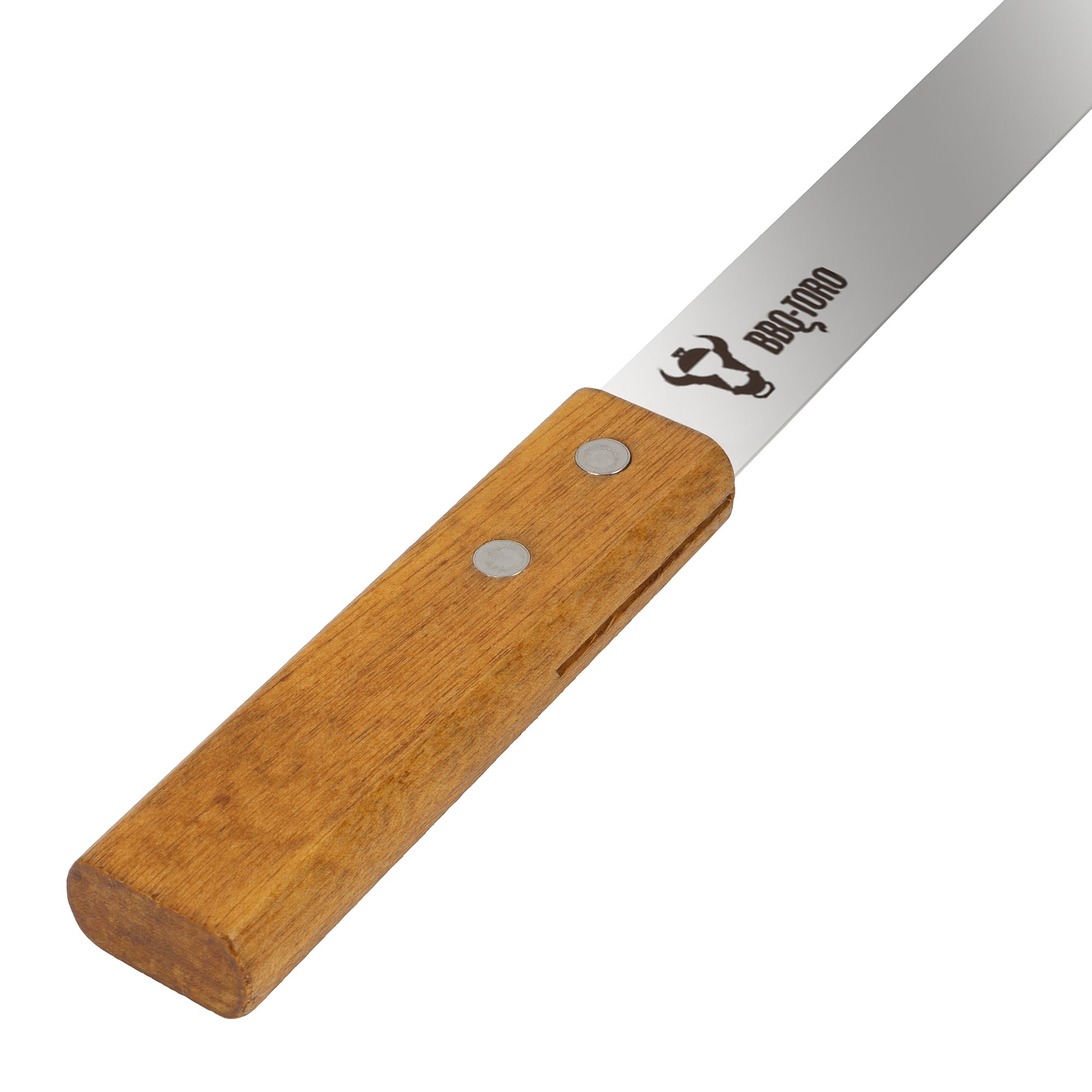 Grillspieße, 10er Set, Edelstahl, mit Holzgriff