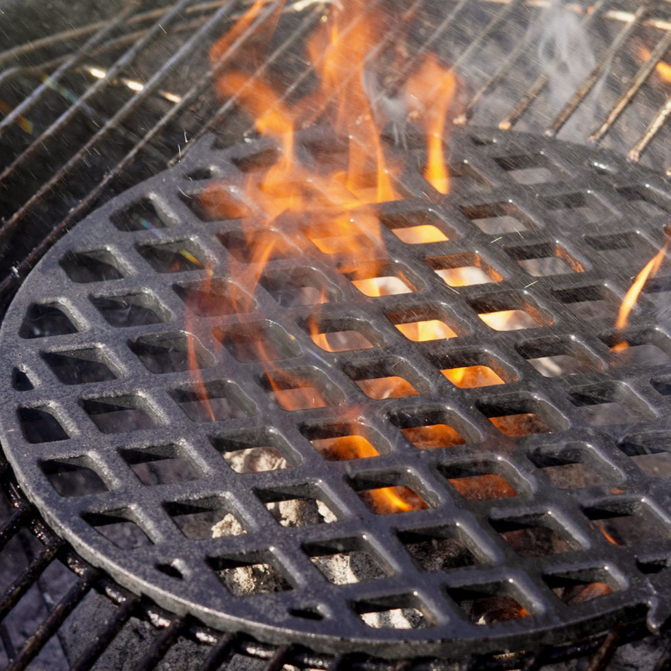 Grillrost, Ø 30 cm, Gusseisen, für 57cm Kugelgrill