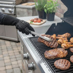 Grillhandschuhe, 2er Set, feuerfest bis 800 °C, Anti-Rutsch