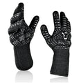 Grillhandschuhe, 2er Set, feuerfest bis 800 °C, Anti-Rutsch