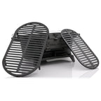 Grill pot, 50 x 25 x 23 cm, cast iron, including grill grate, Hibachi style